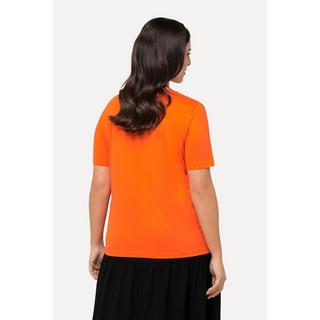 Ulla Popken  T-Shirt, Modalmix, Classic, Rundhals, Halbarm 