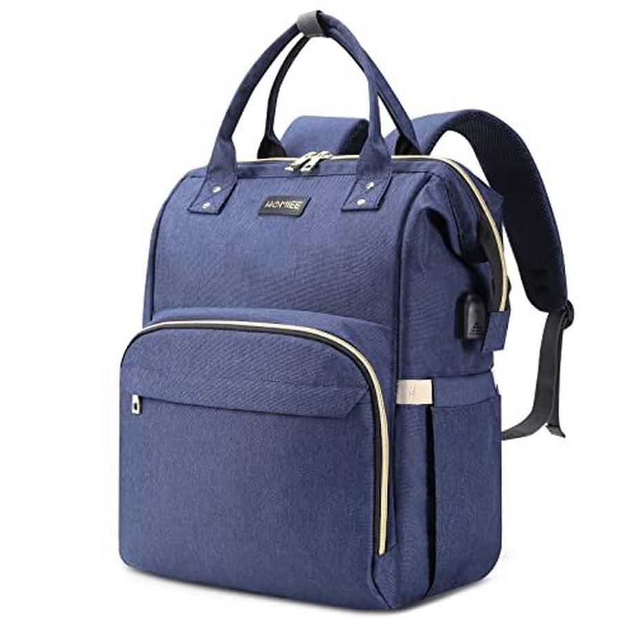 Sac à Dos d'école Petit Sac à Dos élégant pour Ordinateur Portable de 15,6 Pouces Sac à Dos d'école étanche avec Port de Chargement USB Sac d'école Adolescent pour Les études universitaires, Le Travail, Les Voyages