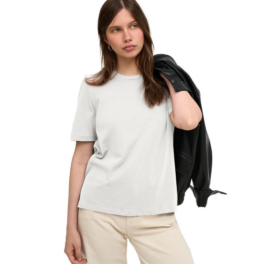 ONLY T-shirt  Paquet de 2 Coupe ample-ONLHAPPY O-NECK TEE  