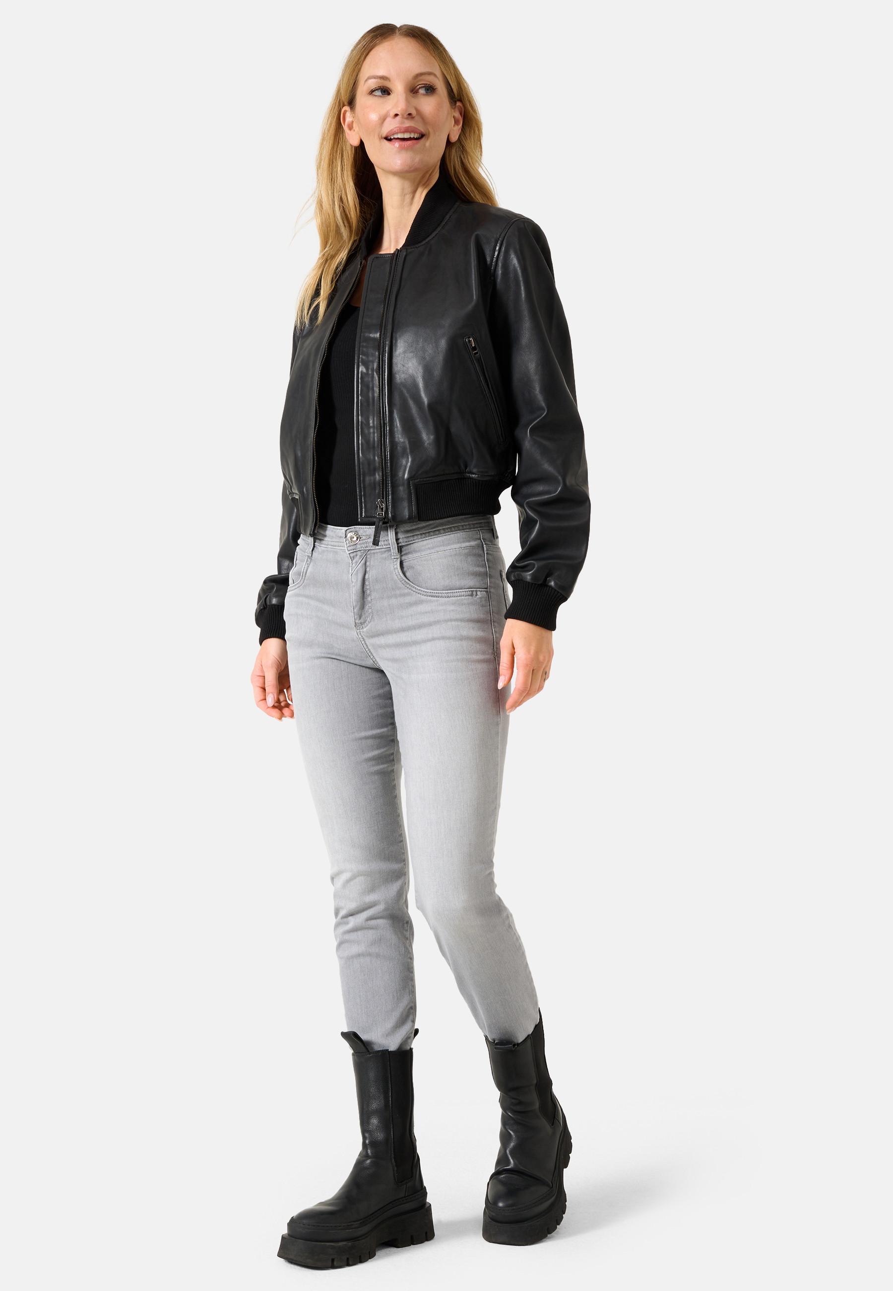 RICANO  Veste en cuir  Brasil, bomber cropped 