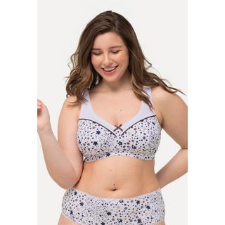 Ulla Popken  Soutien-gorge de maintien sans armatures, motif étoiles, bonnet C-F 