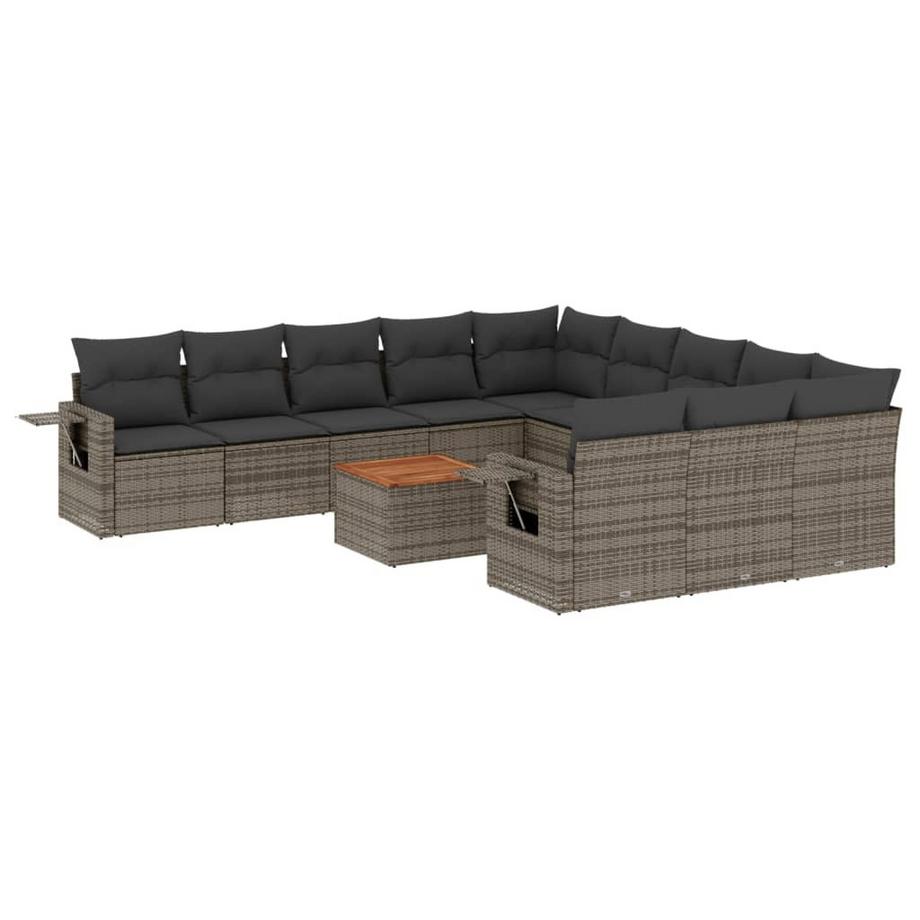 set divano da giardino Polirattan