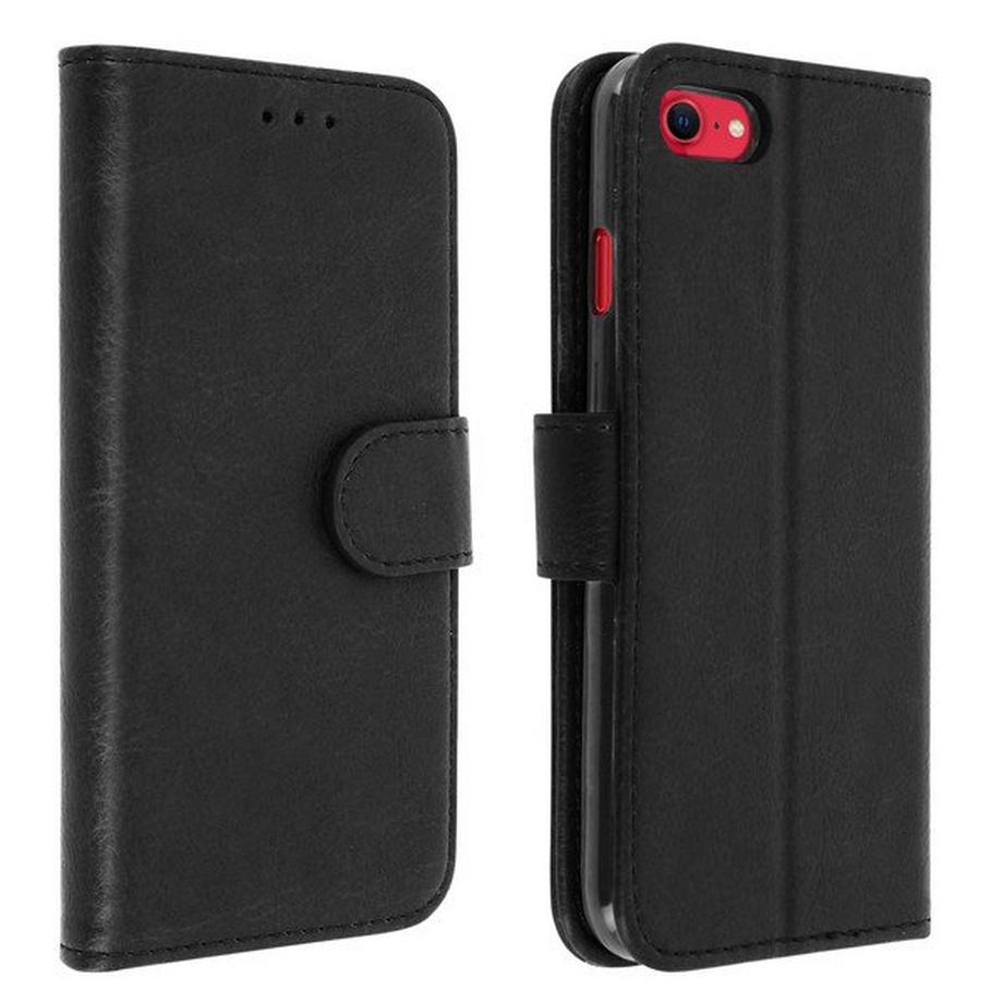 Avizar  Etui Noir iPhone 8, 7, SE 2020, 2022 