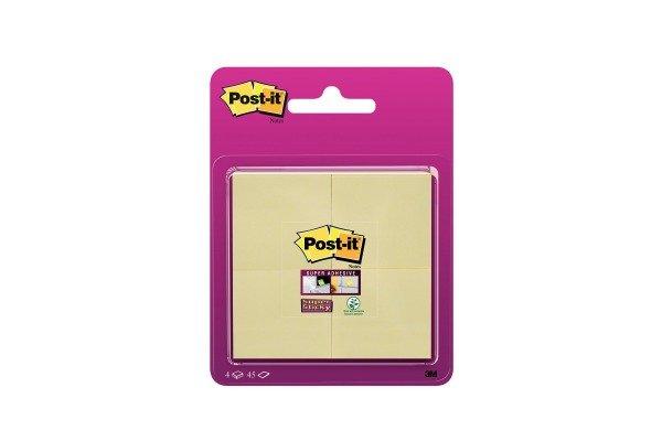 Post-It POST-IT Super Sticky Notes 48x48mm 6910SSS-CY gelb  