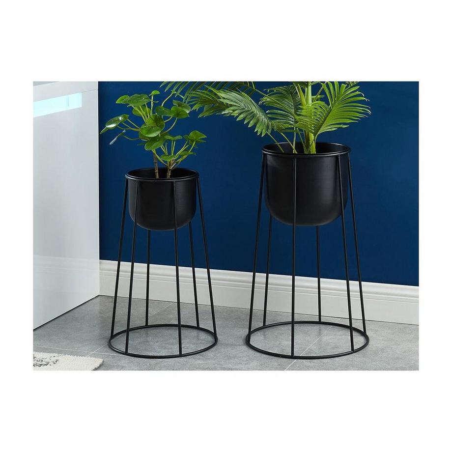 OZAIA  Übertopf mit Gestell 2erSet ORPHYS Eisen 