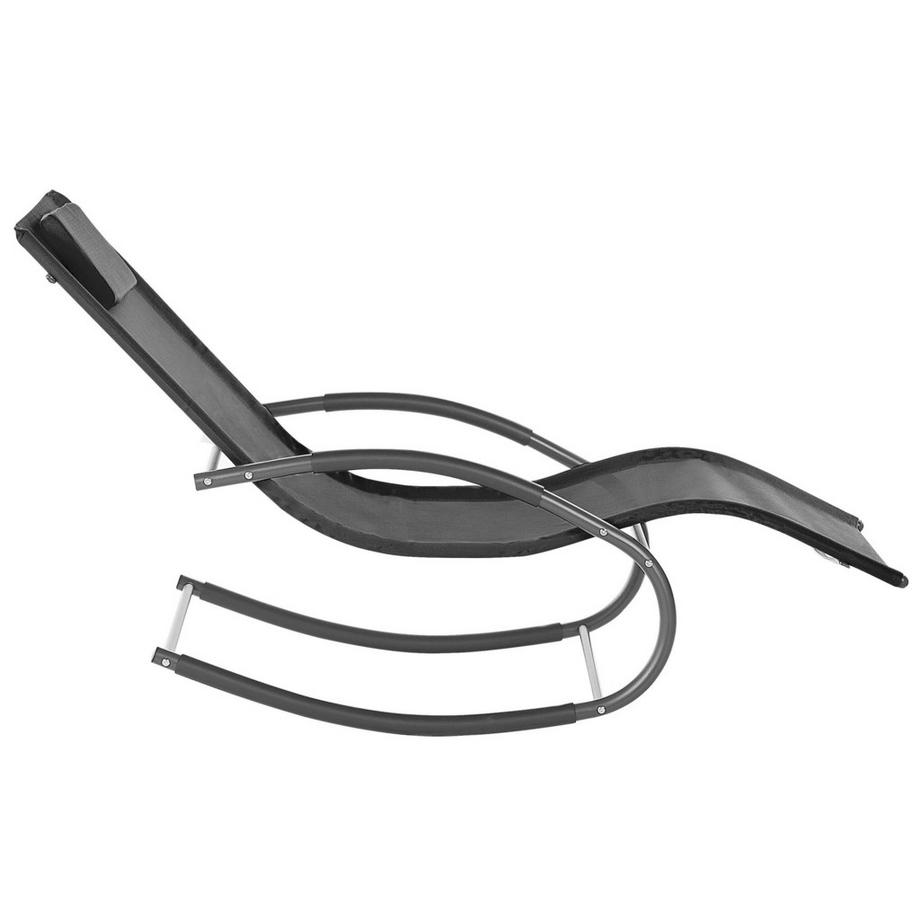 Beliani Transat à bascule en Acier Moderne CARANO II  