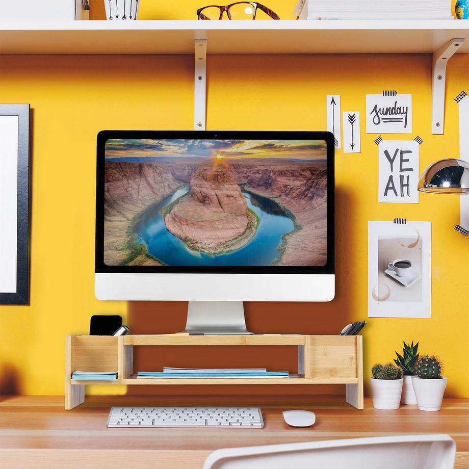 Northio  Bildschirmständer und Schreibtischaufbewahrung 