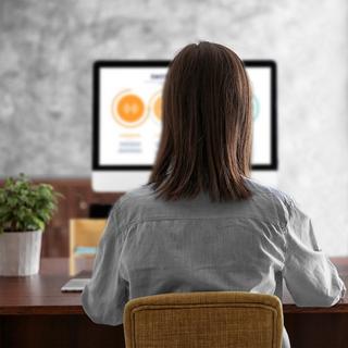 Northio  Supporto per schermo e portaoggetti da scrivania 