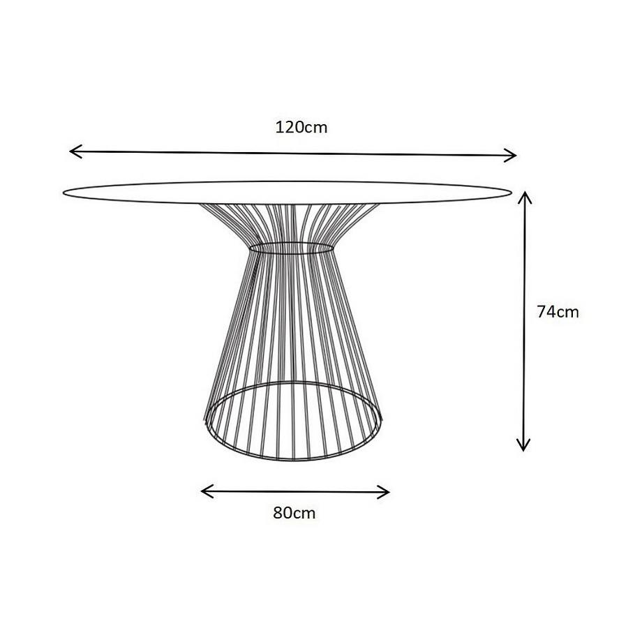 Vente-unique Gartentisch BIRMOS  