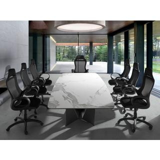 ANGEL CERDA Sedia girevole da ufficio in tessuto nero  