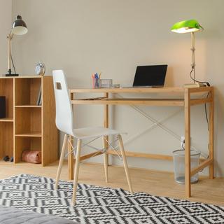 B2X Computertisch aus Holz mit Tastaturschublade  