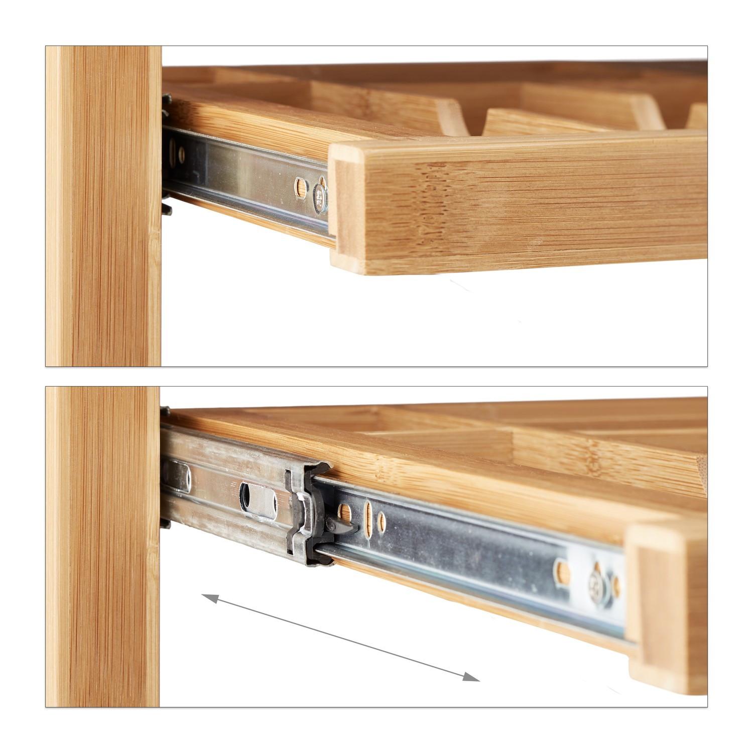B2X Computertisch aus Holz mit Tastaturschublade  
