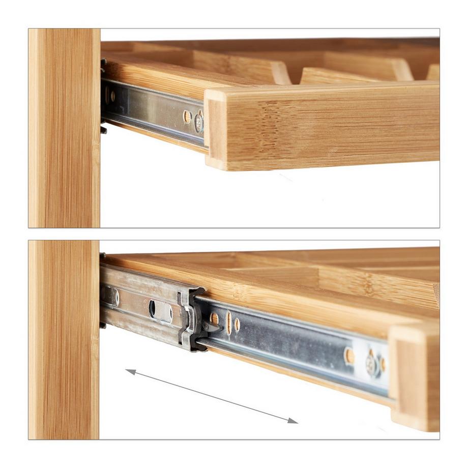 B2X Computertisch aus Holz mit Tastaturschublade  