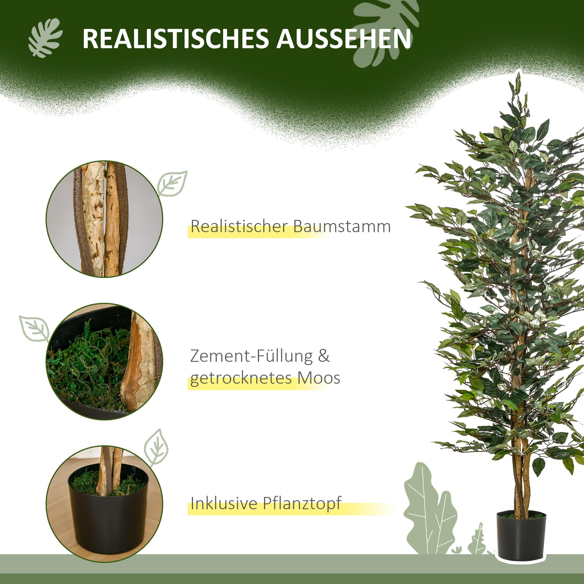 HOMCOM Plantes artificielles  