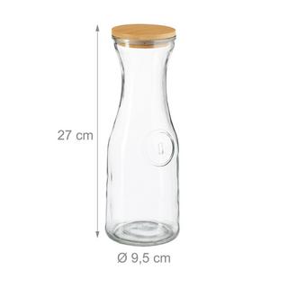 Northio Caraffa per l'acqua con coperchio in set  