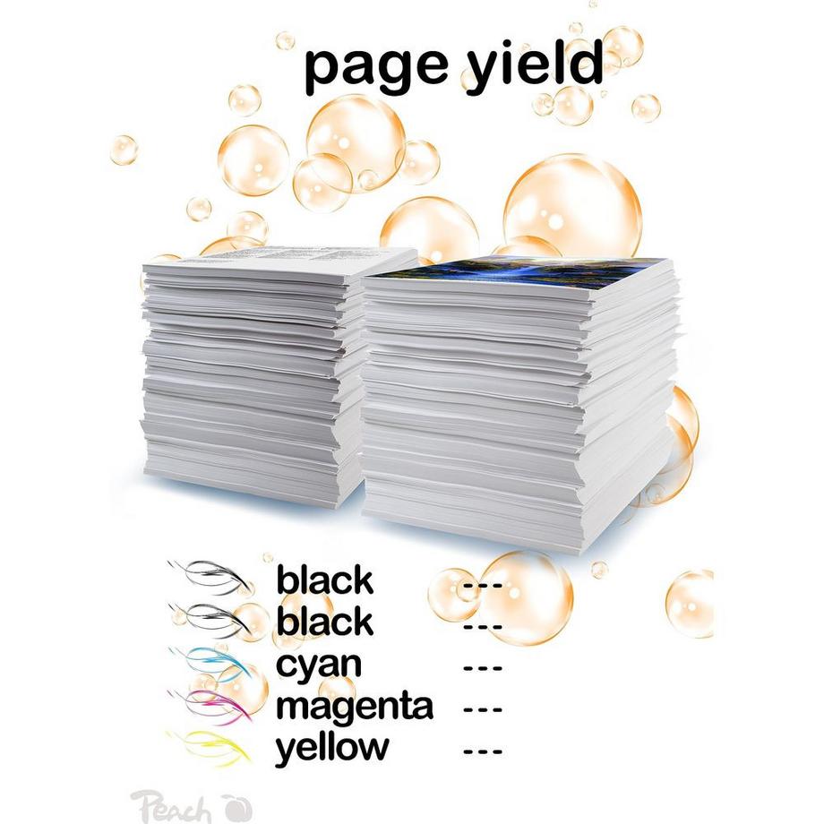 Peach  Tinte Canon PFI-102 BK, MBK, C, M, Y 