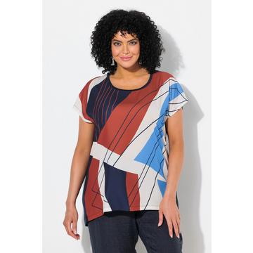 T-shirt dal taglio oversize con stampa grafica, scollo a girocollo e mezze maniche