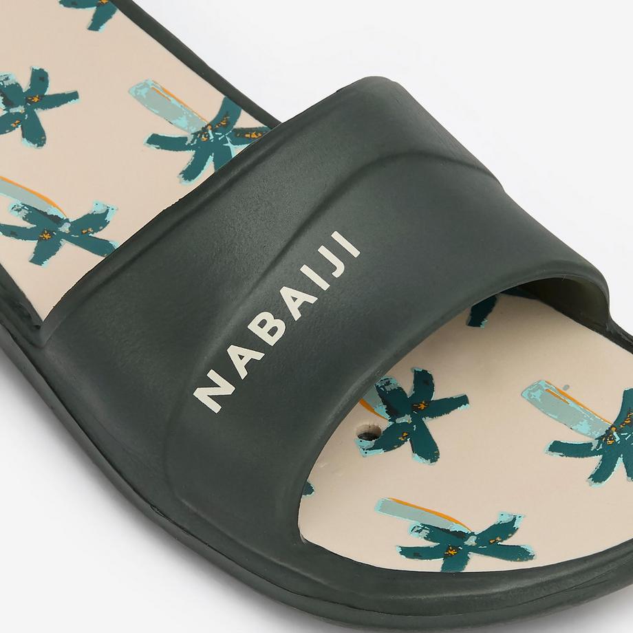 NABAIJI Badeschlappen Kinder Aufdruck Palmen  