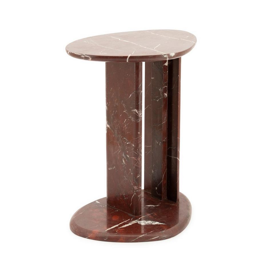 mutoni Table d'appoint Lior rouge  