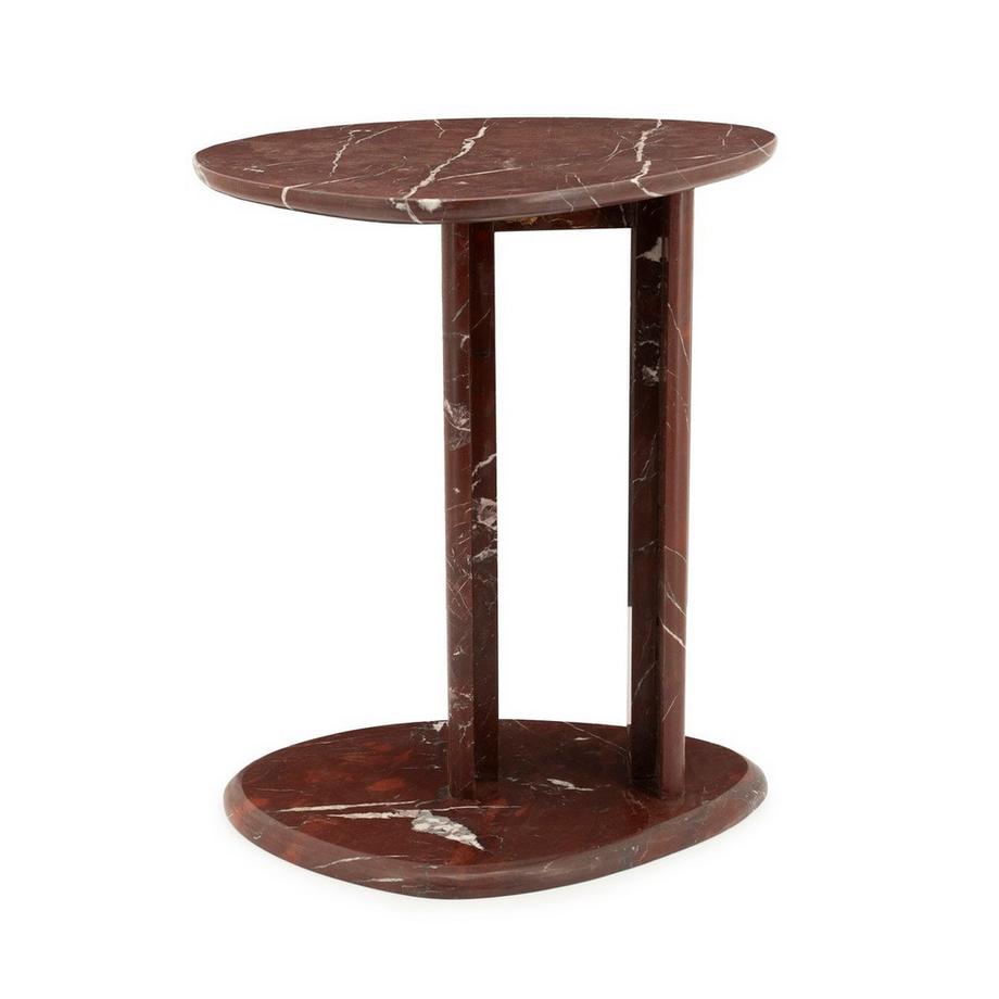 mutoni Table d'appoint Lior rouge  
