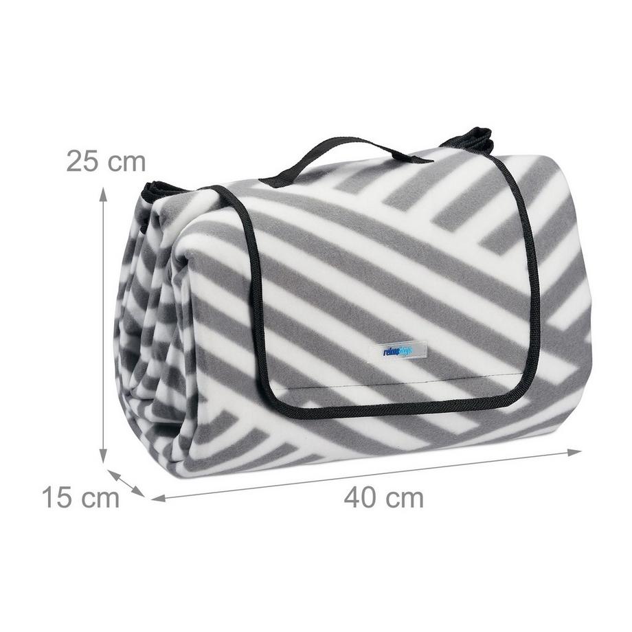 B2X  Coperta da picnic 200 x 200 cm a righe 
