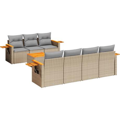 VidaXL Garten sofagarnitur poly-rattan  