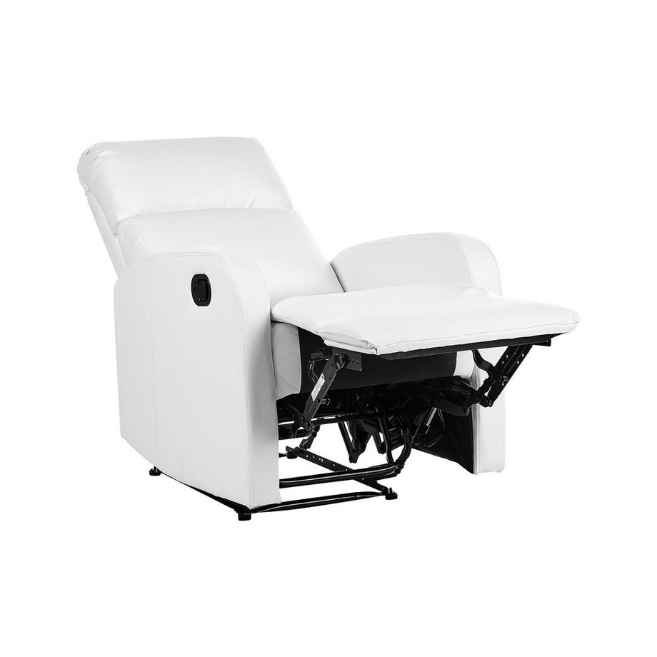 Beliani Fernsehsessel aus Kunstleder Klassisch VIRRAT  