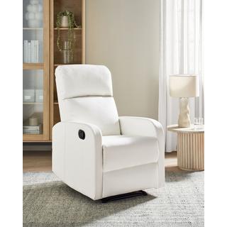 Beliani Fauteuil en Cuir PU Moderne VIRRAT  