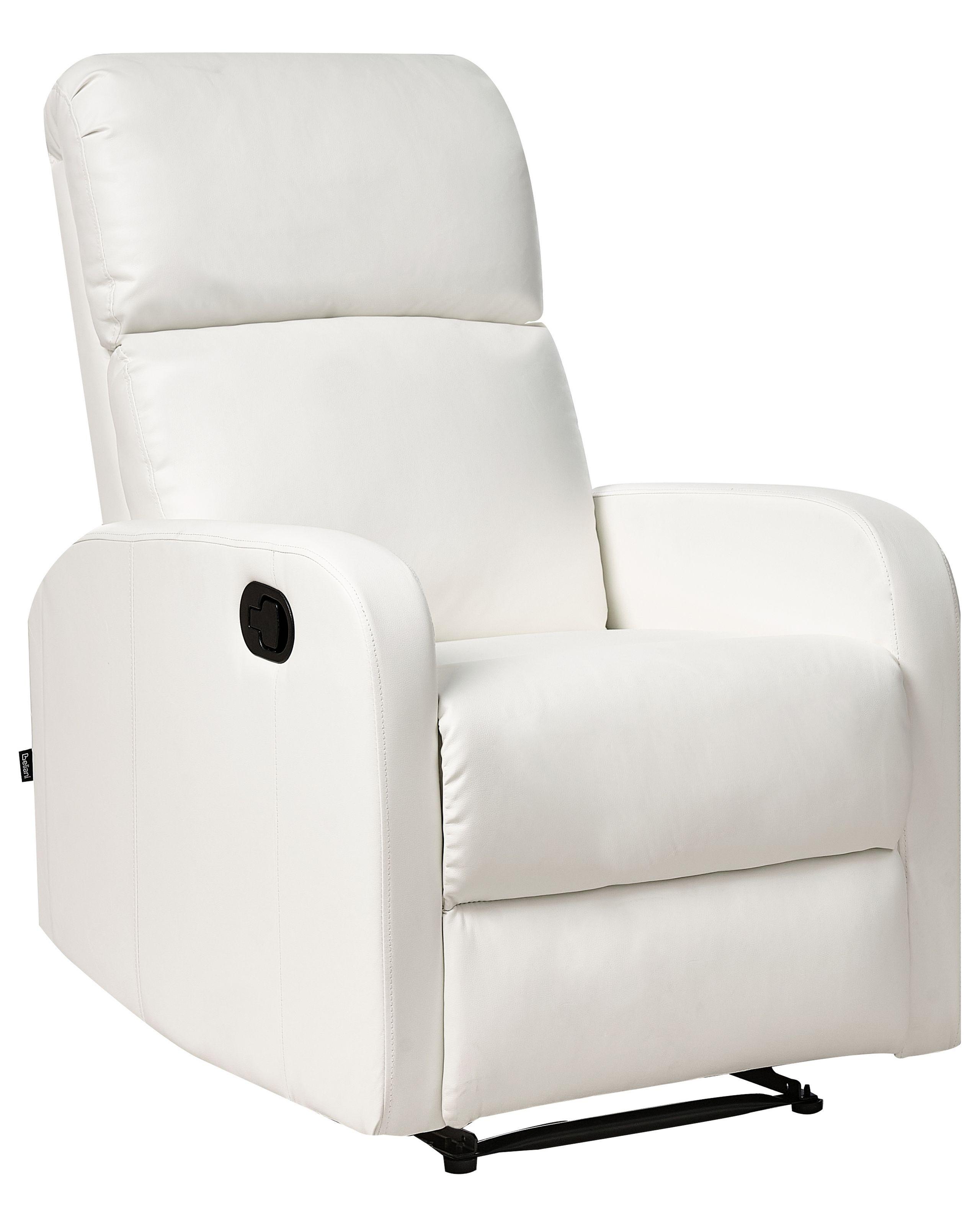 Beliani Fauteuil en Cuir PU Moderne VIRRAT  