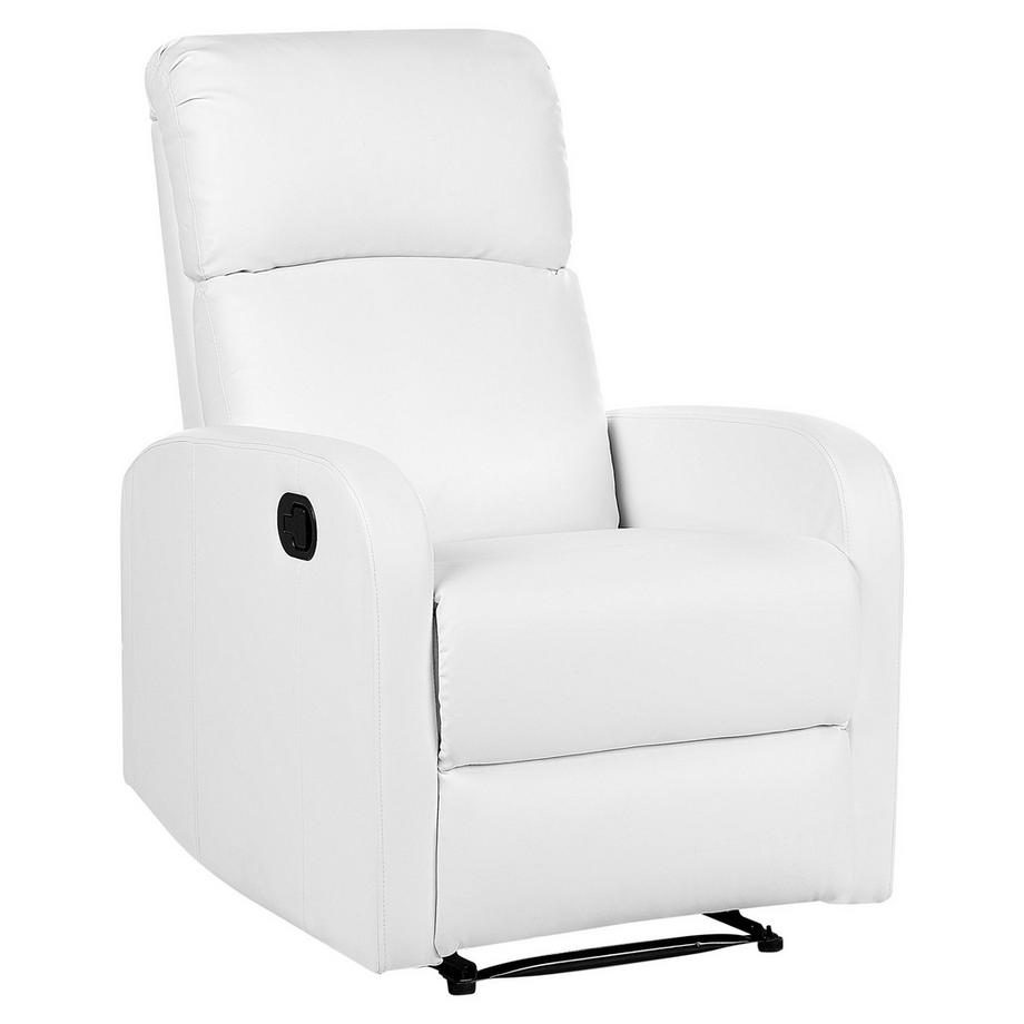 Beliani Fernsehsessel aus Kunstleder Klassisch VIRRAT  