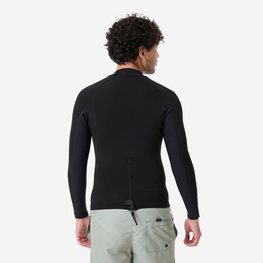 DECATHLON  Wärmendes Surf-Top langärmlig aus 1,5 mm Naturkautschuk , 900 