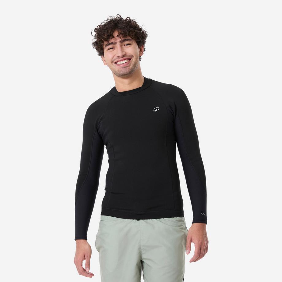 Wärmendes Surf-Top langärmlig aus 1,5 mm Naturkautschuk , 900