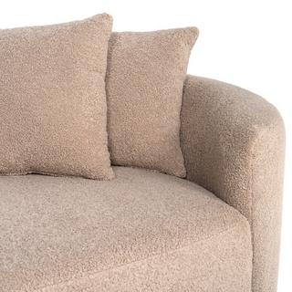 mutoni Canapé Element Grayson Ottoman gauche beige 210  