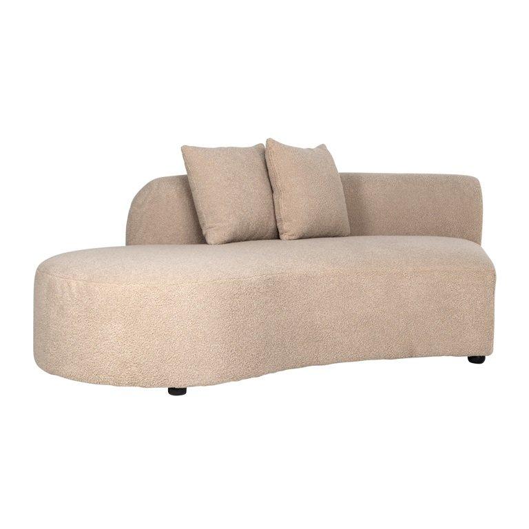 mutoni Canapé Element Grayson Ottoman gauche beige 210  