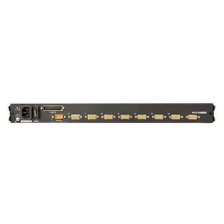 ATEN  ATEN 8-Port PS/2-USB VGA Single Rail LCD KVM Switch 