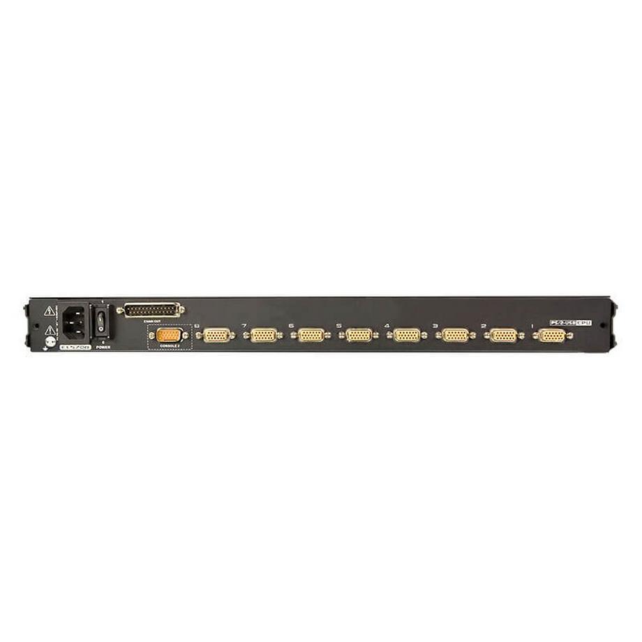 ATEN  ATEN Commutateur KVM VGA LCD à un seul rail PS/2-USB 8 ports 