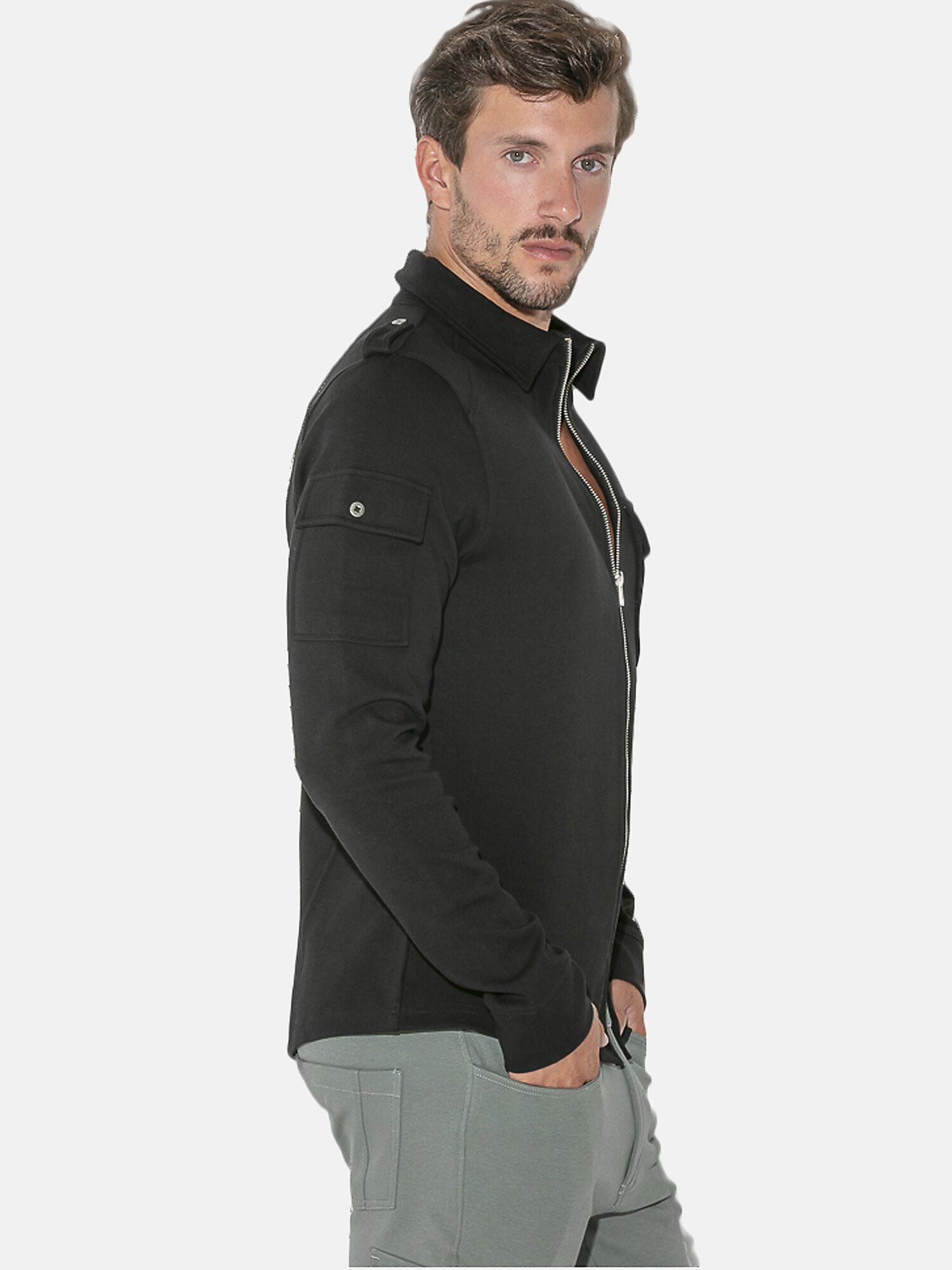 Code22  Sportjacke mit Reißverschluss und Kapuze Geo Code22 