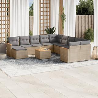 VidaXL Garten sofagarnitur poly-rattan  