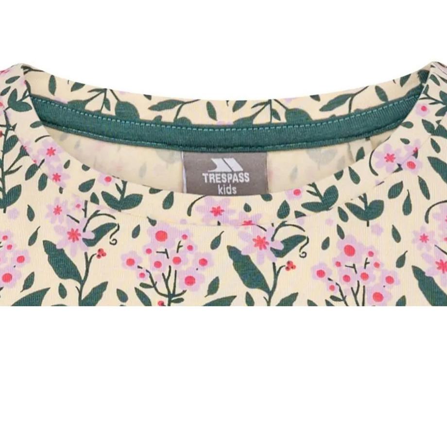 Trespass Rosslyn Floreale All Over Print Top Maniche Lunghe  