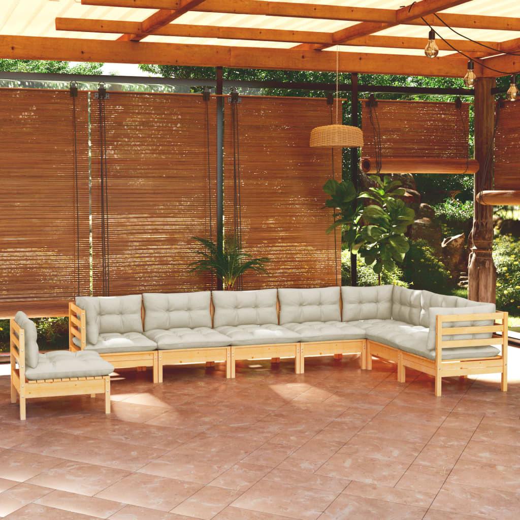 VidaXL Garten-lounge-set kiefernholz  