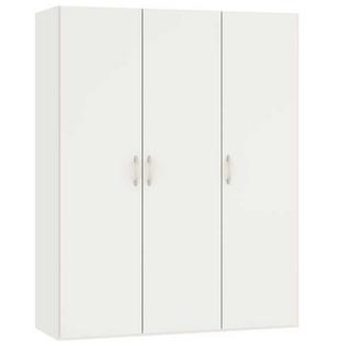 Jutzler Armoire à portes tournantes blanc crème 152,2 x 195  