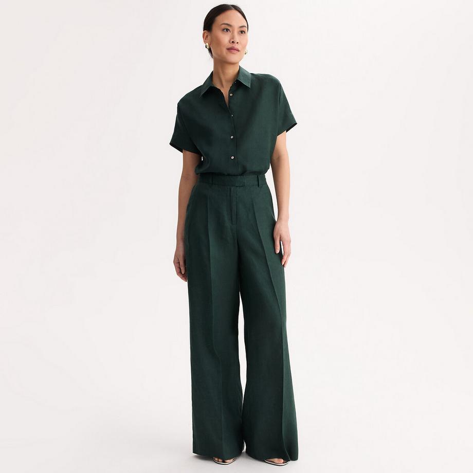 La Redoute Collections Kurzarm Leinenhemd  
