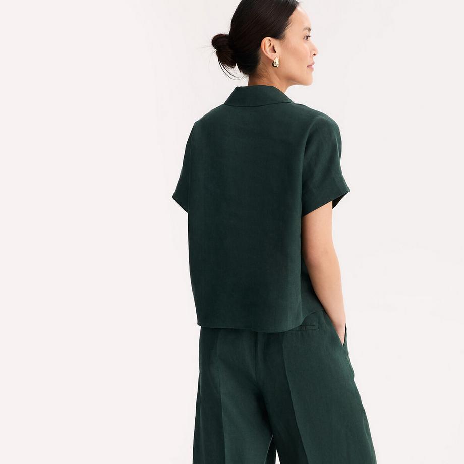 La Redoute Collections Kurzarm Leinenhemd  