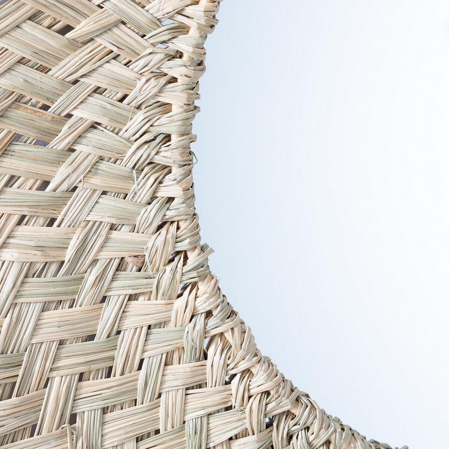 La Redoute Intérieurs Miroir rond forme soleil en herbier Ø70 cm  