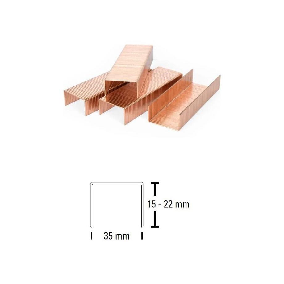 Agrafes  35/15 2000 pièces