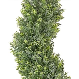 Beliani Plante artificielle en Matière synthétique CYPRESS SPIRAL TREE  