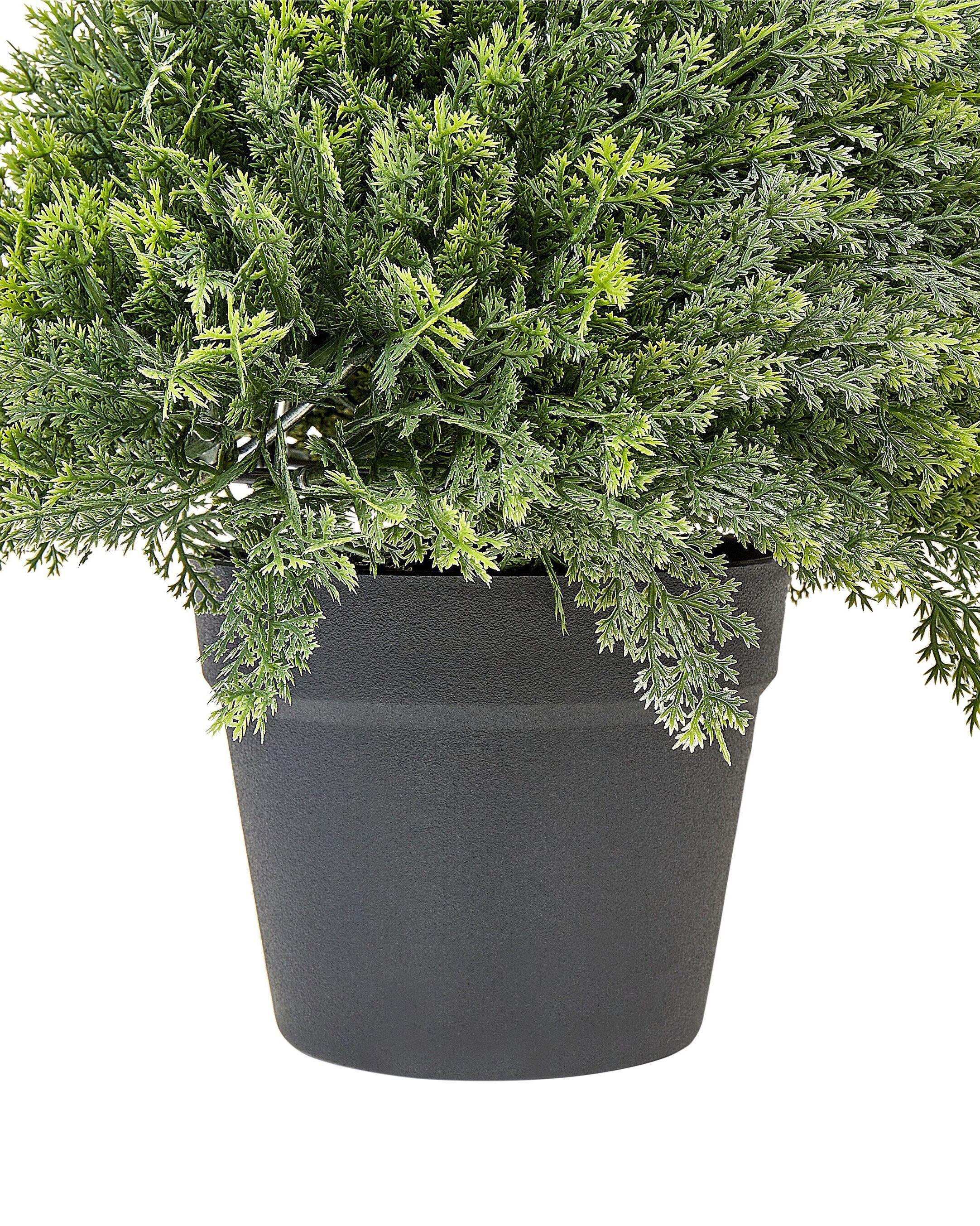 Beliani Plante artificielle en Matière synthétique CYPRESS SPIRAL TREE  