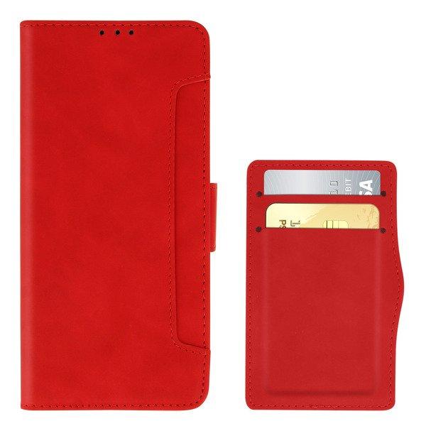 Avizar  Étui Realme 6i portefeuille Rouge 