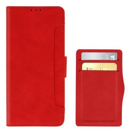 Avizar  Étui Realme 6i portefeuille Rouge 