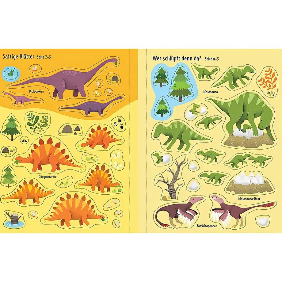 Usborne  Mein erstes Stickerbuch: Dinosaurier 